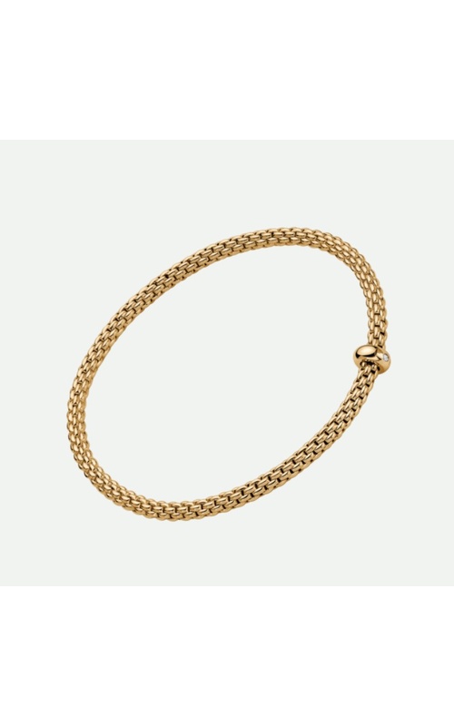 Fope Yellow 18 Karat Bracelet With 0.01Tw Round Diamonds