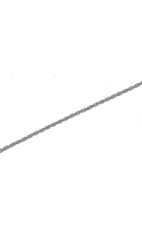 White 18 Karat Tennis Bracelet With 35=3.38Tw Round G/H Si Diamonds And 35=1.06Tw Round G/H Si Diamonds