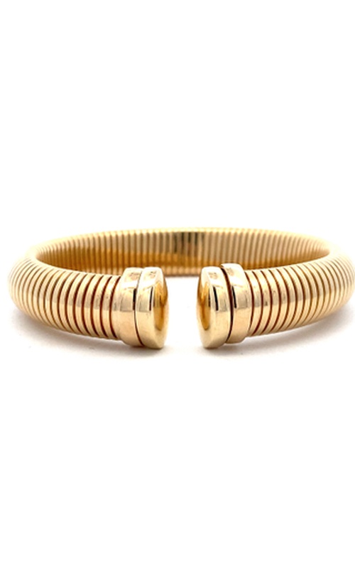 Yellow 14 Karat Flex Cuff Bracelet Total Grams: 24.5