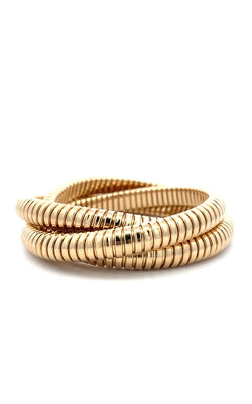 Yellow 14 Karat Triple Flex Bracelet