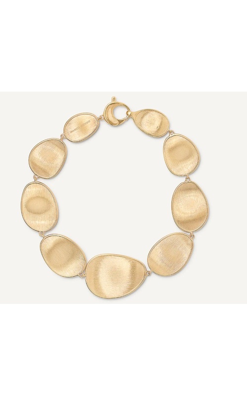 Marco Bicego Lunaria Graduated Bracelet Yellow 18 Karat Bracelet Length 7