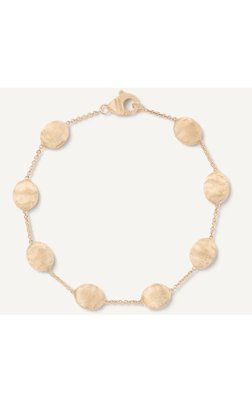 Marco Bicego Yellow 18 Karat Siviglia Bracelet Length 7.5