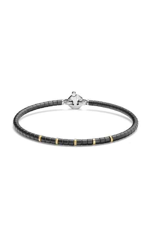Baraka Yellow 18 Karat And Black Ceramic Bracelet