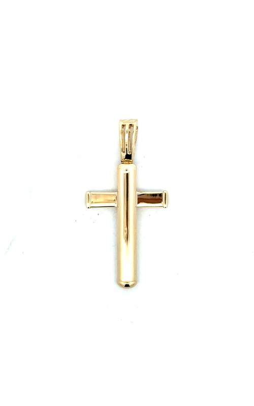 Yellow 14 Karat Cross Charm