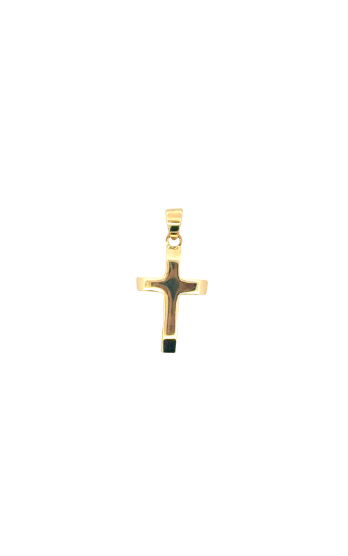 Yellow 14 Karat Mini Cross Pendant