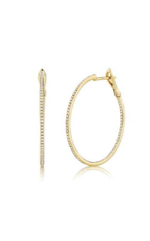 Yellow 14 Karat Earrings With 150 = 0.40Tw Round G/H Si Diamonds