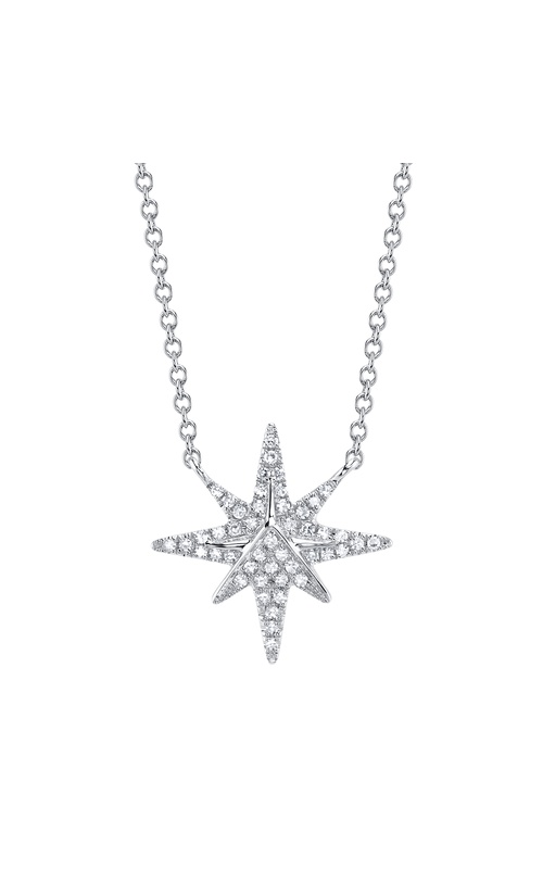 Always Dream by Heller Jewelers Necklace White 14 Karat Necklace With 47 0.10Tw Round G/H Si Diamonds