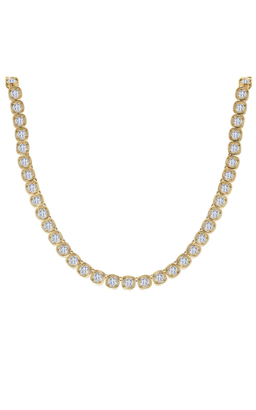 18KY 64=22.50CT DIA NECKLACE 17