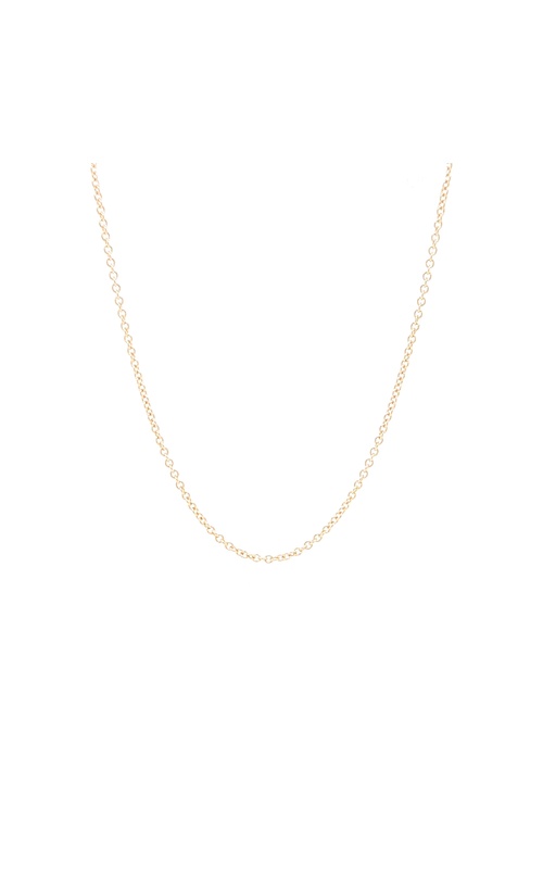 Yellow 18K Cable Chain With Clasp 16