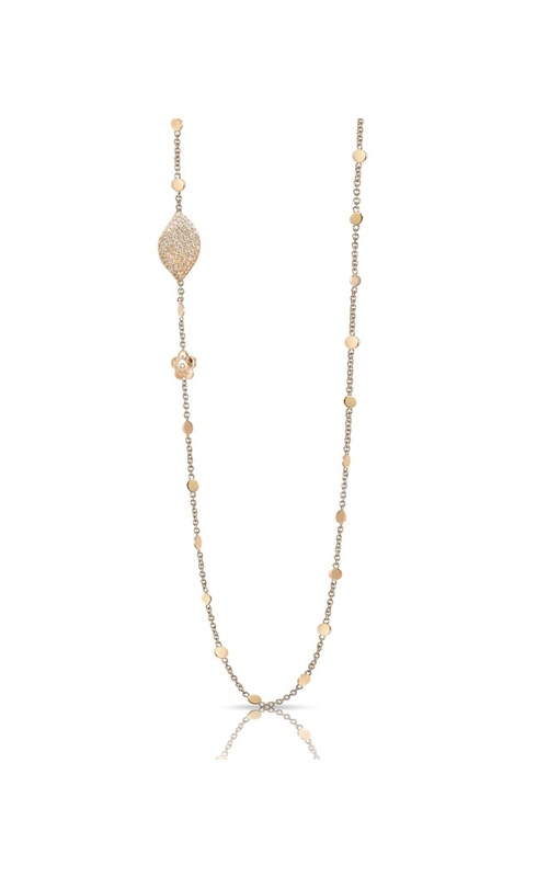 Pasquale Bruni Rose 18 Karat Aleluiá Sautoir Necklace Length 40 With = 0.75Tw Round F/G Vvs-Vs Diamonds
