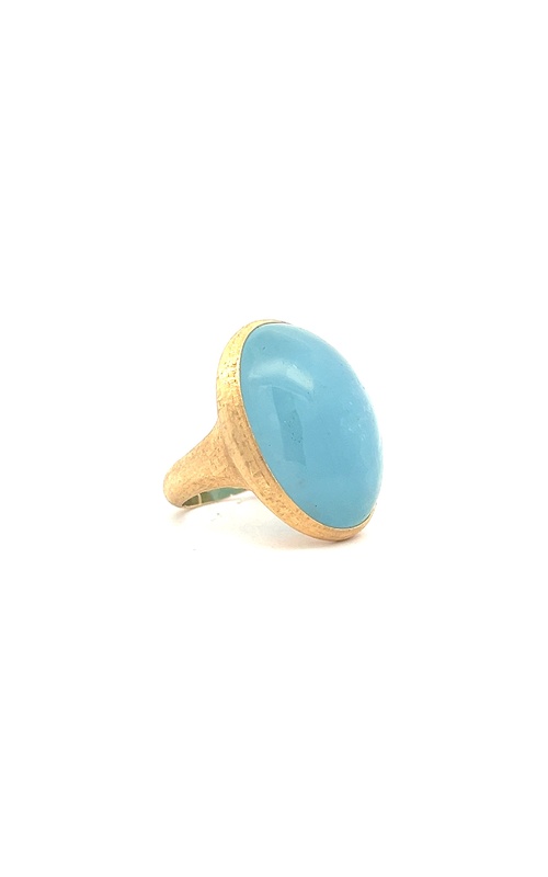 Marco Bicego Yellow 18K Gold Ring with Aquamarine