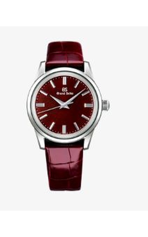 Pre-Owned Grand Seiko SS 37.3mm Mechanical Red Dial - SBGW287 / 270143 - Box & Papers Circa 2025