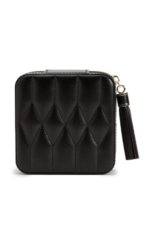 Wolf Caroline Zip Travel Case - Black