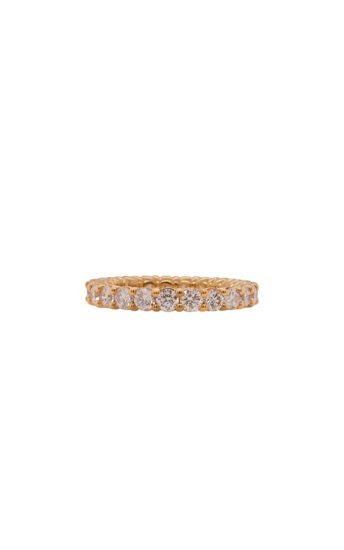 Rd DIA 23/1.89CTW G-H/ VS Eternity Band Set in 18KY Size: 6.5