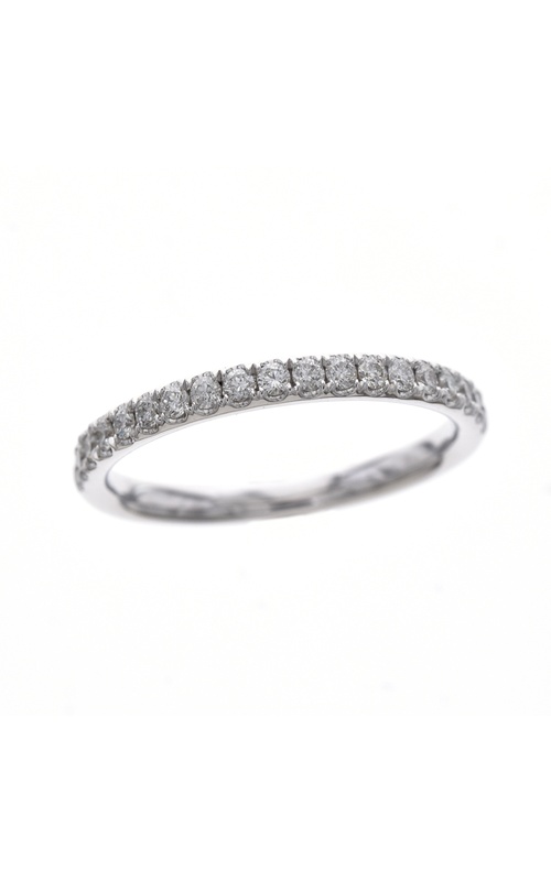 Yellow 18 Karat Wedding Band Size 6.5 With 19=0.28Tw Round G/H Si Diamonds