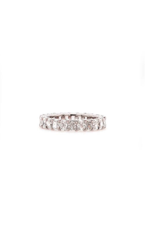 Platinum Eternity Band Size 6.5 With 24=3.49Tw Radiant F/G Vs1-Vs2 Diamonds