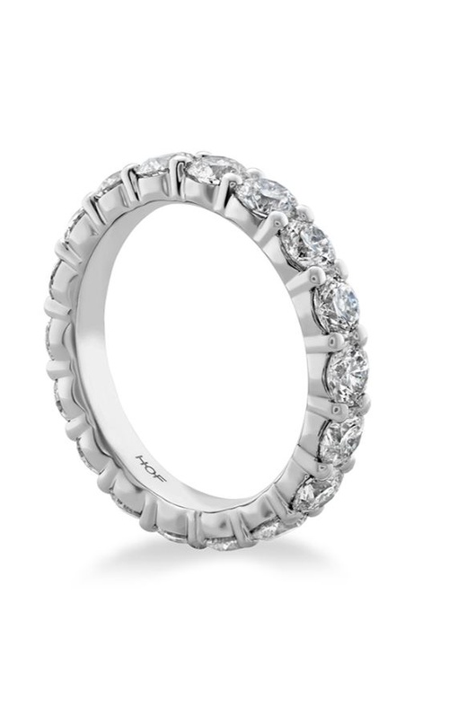 Hearts On Fire Signature Eternity Band White 18 Karat Wedding Band Size 6.5 With 26=1.10Tw Round G/H Vs-Si Diamonds