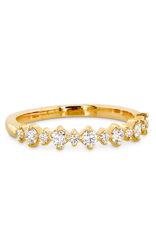Hearts On Fire Yellow 18 Karat Gracious Classic Diamond Band Size 6.5 With 13 = 0.36Tw Round G/H Vs Diamonds