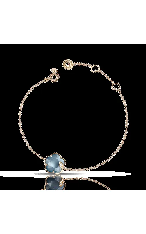 Pasquale Bruni 18K Rose Petit Joli Bracelet with 1=0.01Ct F-G VVS-VS Length: 7