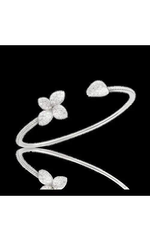 Pasquale Bruni 18K White Gold Petit Garden Bracelet with 0.76Ctw F-G VVS-VS Diamonds