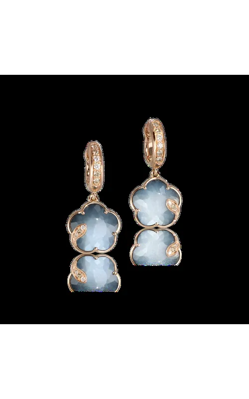 Pasquale Bruni 18K Rose Petit Jolie Earrings with 0.29Ctw F-G VVS-VS Diamonds