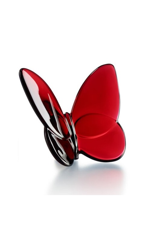 Baccarat Lucky Butterfly - Red
