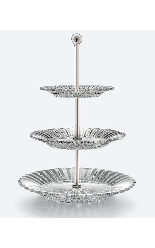 Bacarrat Mille Nuits Small Pastry Stand 3 Level