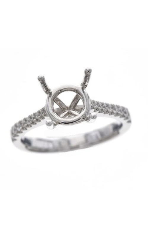 White 18 Karat Ring Size 6.5 With 18=0.23Tw Round G/H Si Diamonds