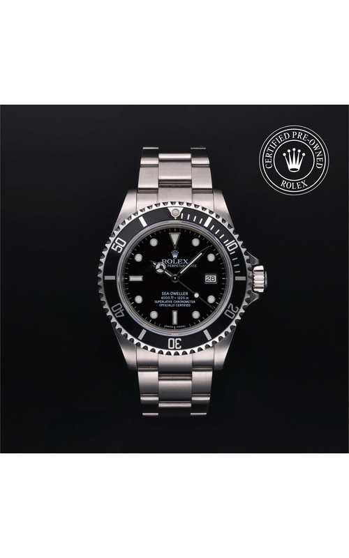 RCPO ROLEX 40MM SEA-DWELLER DATE BLACK BEZEL BLACK DIAL OYSTER FLIPLOCK BRACELET - 16600 / Y624315 - BOX & PAPERS CIRA 2003