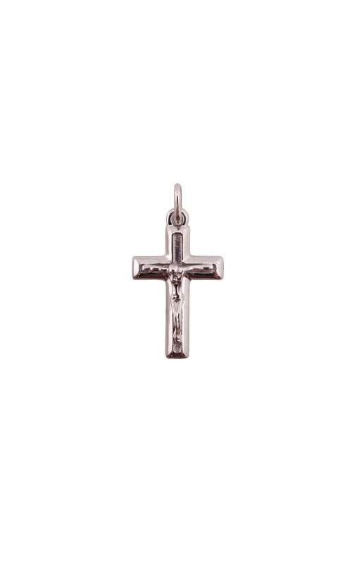 14KW gold crucifix pendant