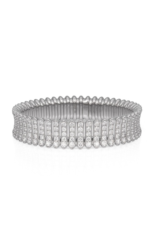Zydo 18k White Stretch Diamond Bracelet