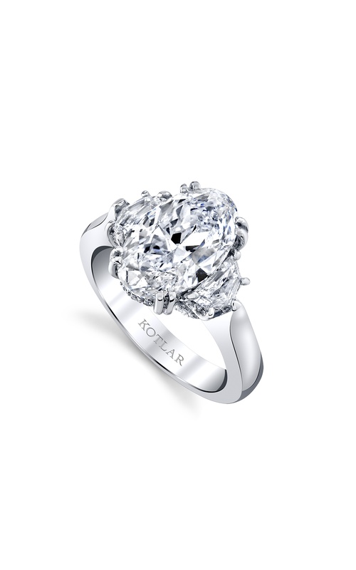 Harry Kotlar Platinum Diamond Engagement Ring