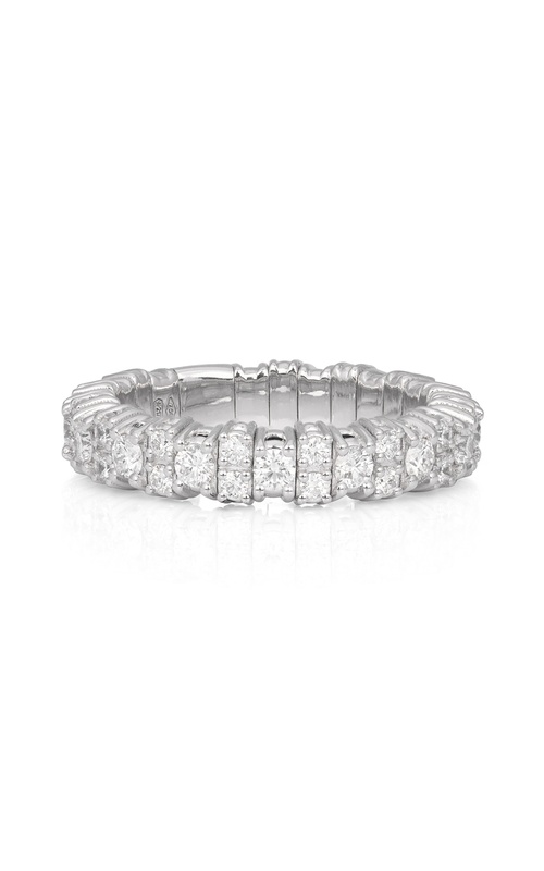 Zydo White 18 Karat Stretch Diamond Eternity Ring