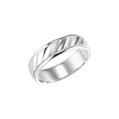 Goldman Engraved Wedding Band 11-6144W-G