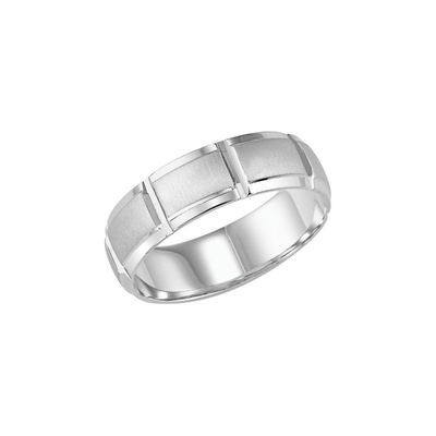 Goldman Engraved Wedding Band 11-8137W-G