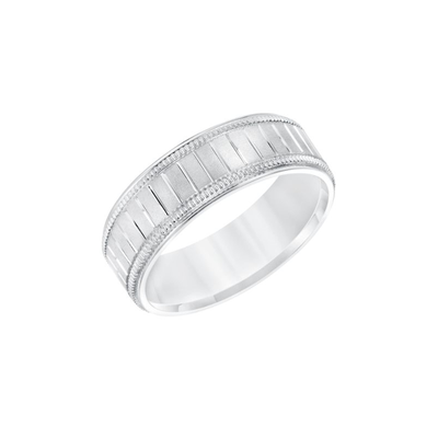 Goldman Engraved Wedding Band 11-8663W7-G