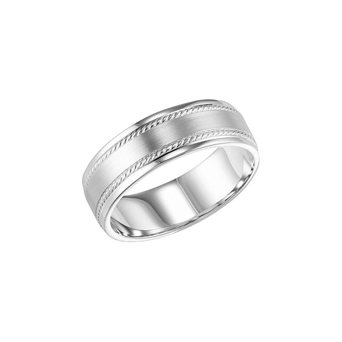 Goldman Engraved Wedding Band 11-8160W7-G thumbnail 1