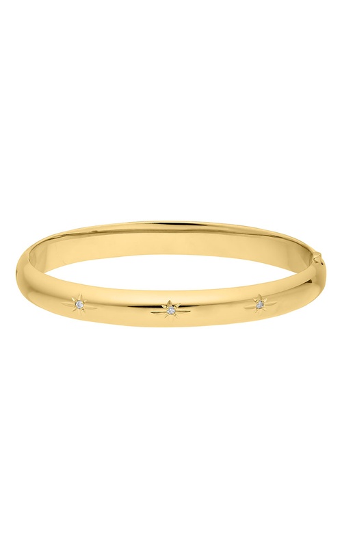 14K Yellow Gold Bangle Bracelet 001-440-00725