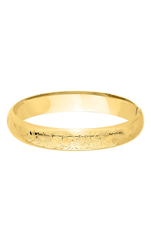 14K Yellow Gold Bangle Bracelet 001-440-00727