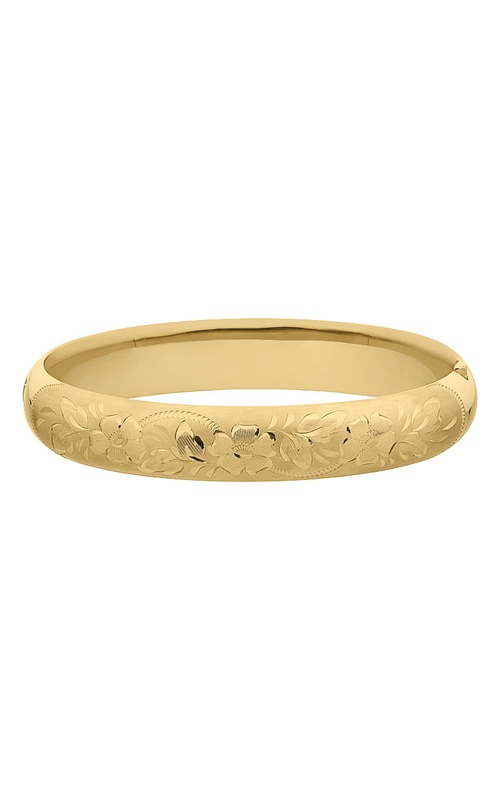 14K Yellow Gold Bangle Bracelet 001-440-00728