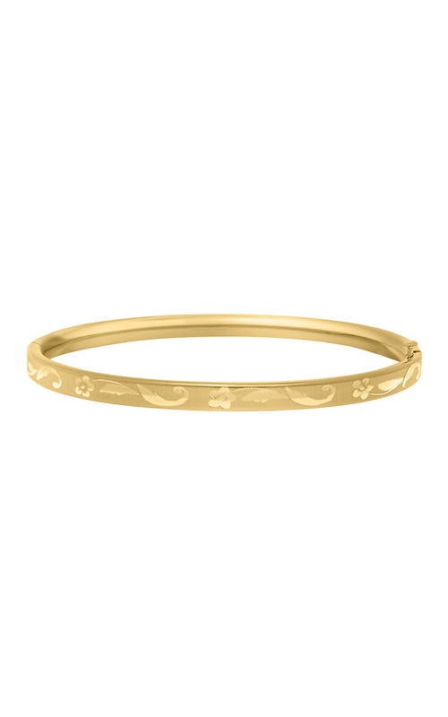 14K Yellow Gold Bangle Bracelet 001-440-00600