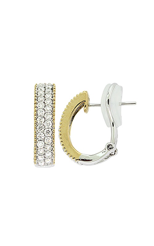 18K Yellow Gold Hoop Earring 001-150-00010