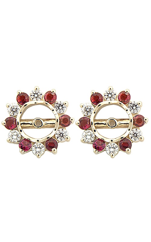 14K Yellow Gold Jacket Earring 001-215-00006