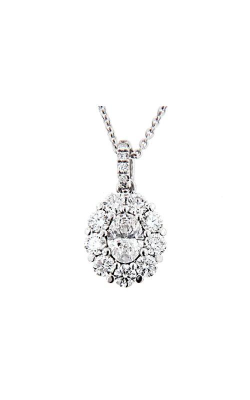 18K White Gold Diamond Necklace 001-165-00044