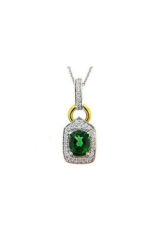 18K Yellow Gold and 18K White Gold Diamond Necklace 001-235-00012