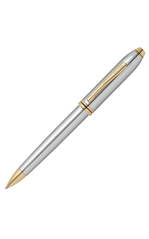 Cross Townsend Medalist Ballpoint Pen w/ 23K GP Accents