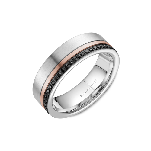 Bleu Royale Diamond Wedding Band RYL-070RWBD7