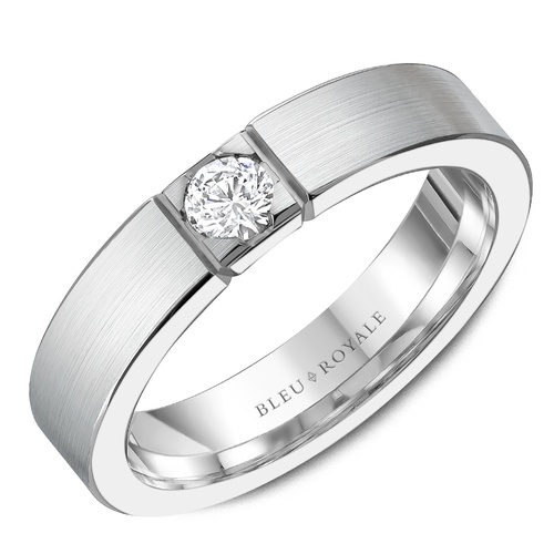 Bleu Royale Diamond Wedding Band RYL-083WD5