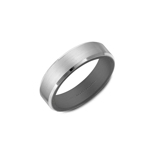 Bleu Royale Tantalum & Precious Wedding Band RYL-131WT6