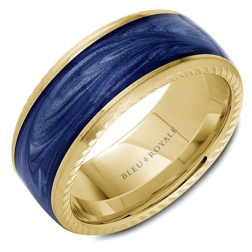 Bleu Royale Distinct Wedding Band RYL-133UBY95
